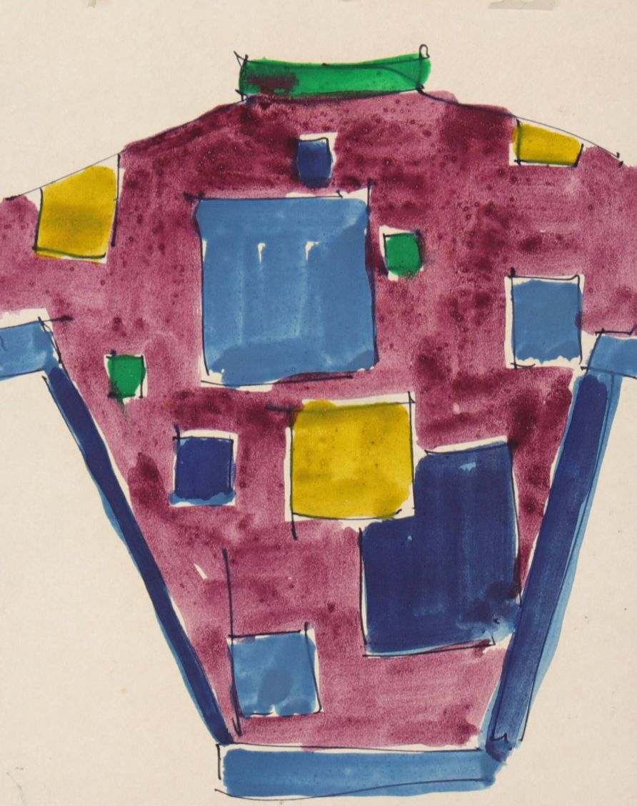 sketch of historic Colmar jacket