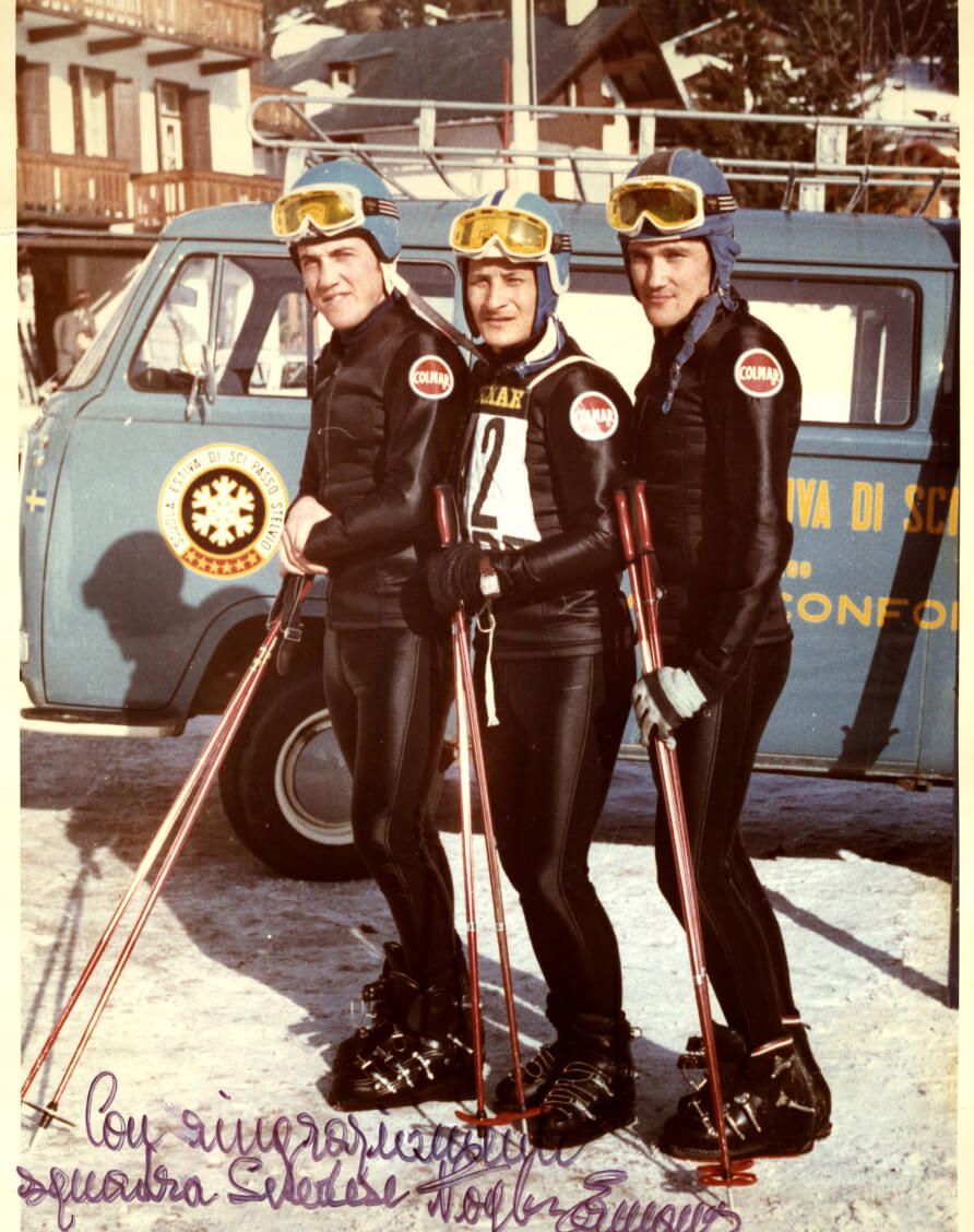 Swedish team with Colmar overalls