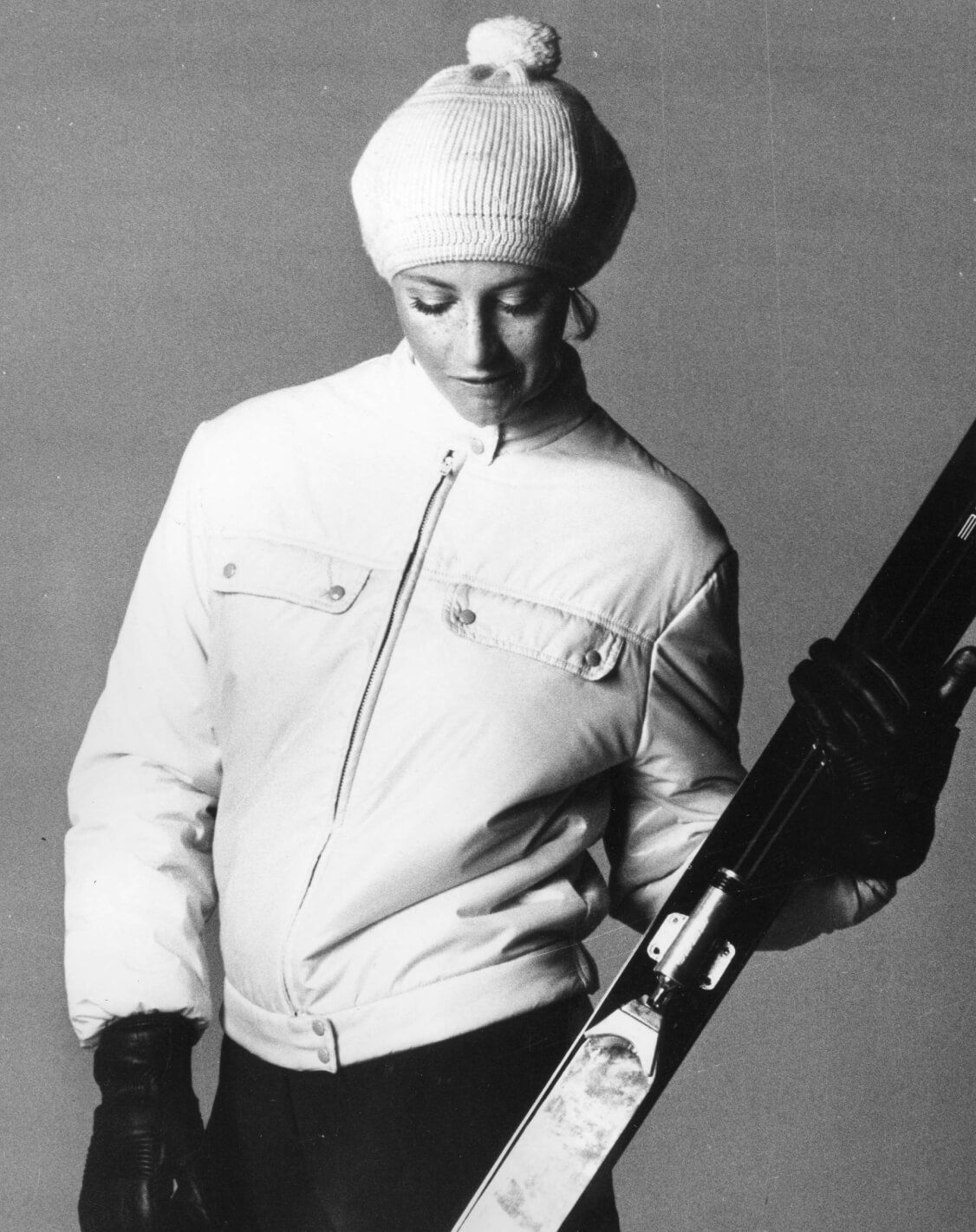 80s ski pants detail