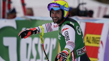 Matthieu Bailet Felice fine gara