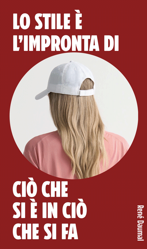 Lo stile è l'impronta di ciò che si è in ciò che si fa