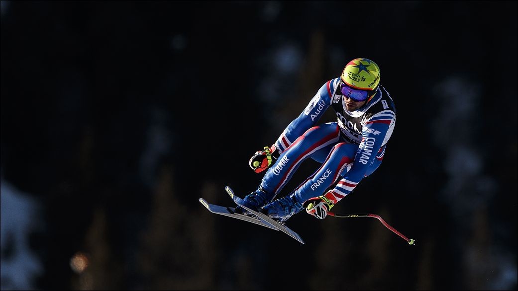 Matthieu Bailet salto con sci