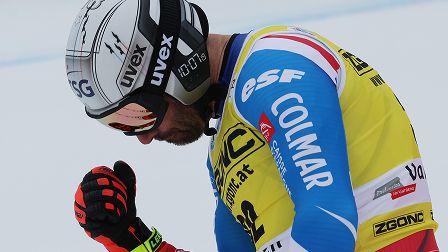 Adrien Theaux soddisfatto