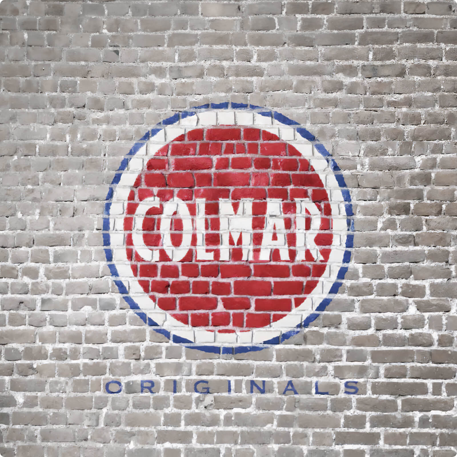 Colmar logo painted on the wall