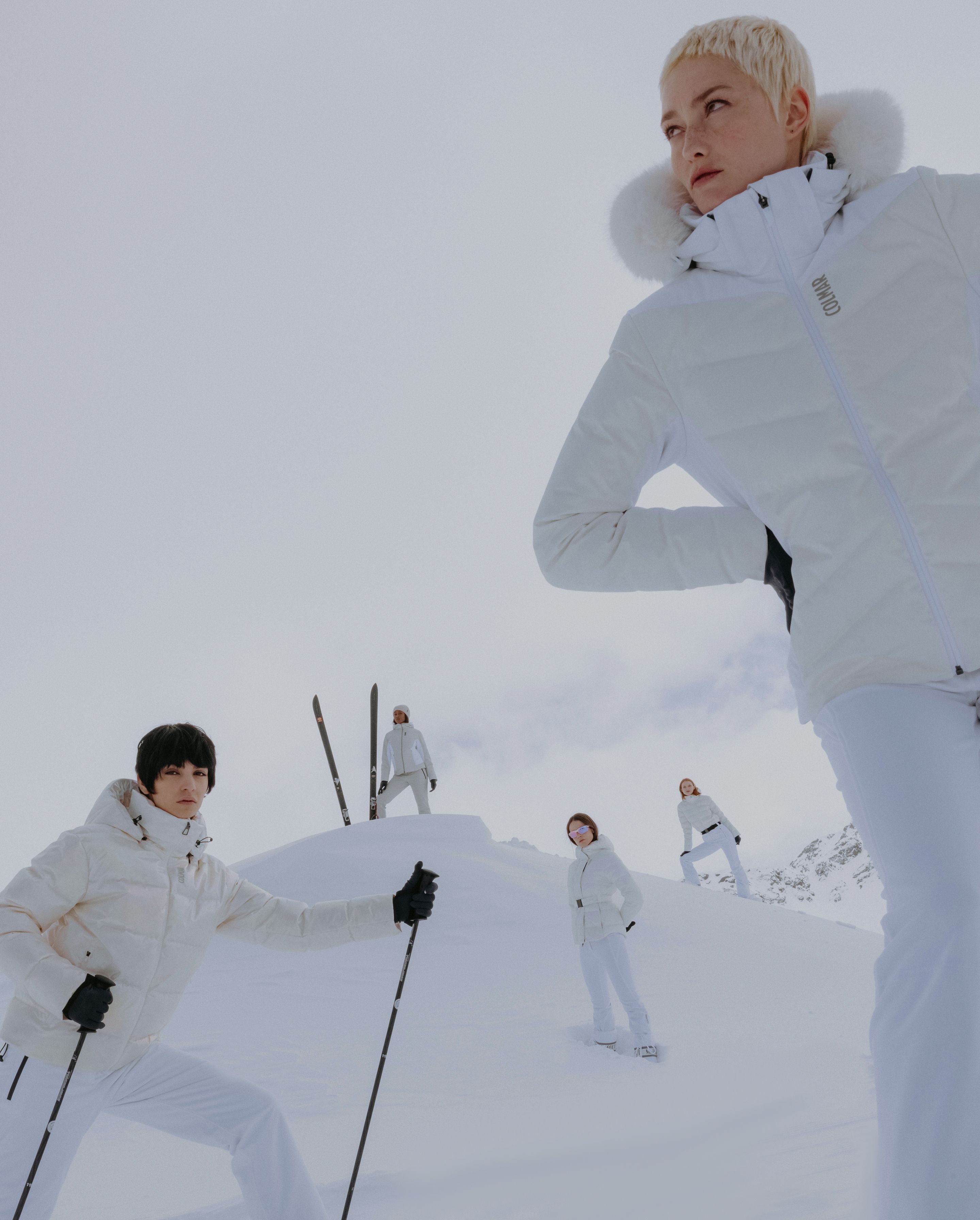 Shooting donne sulla neve