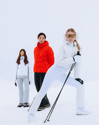 Group of people in ski suits
