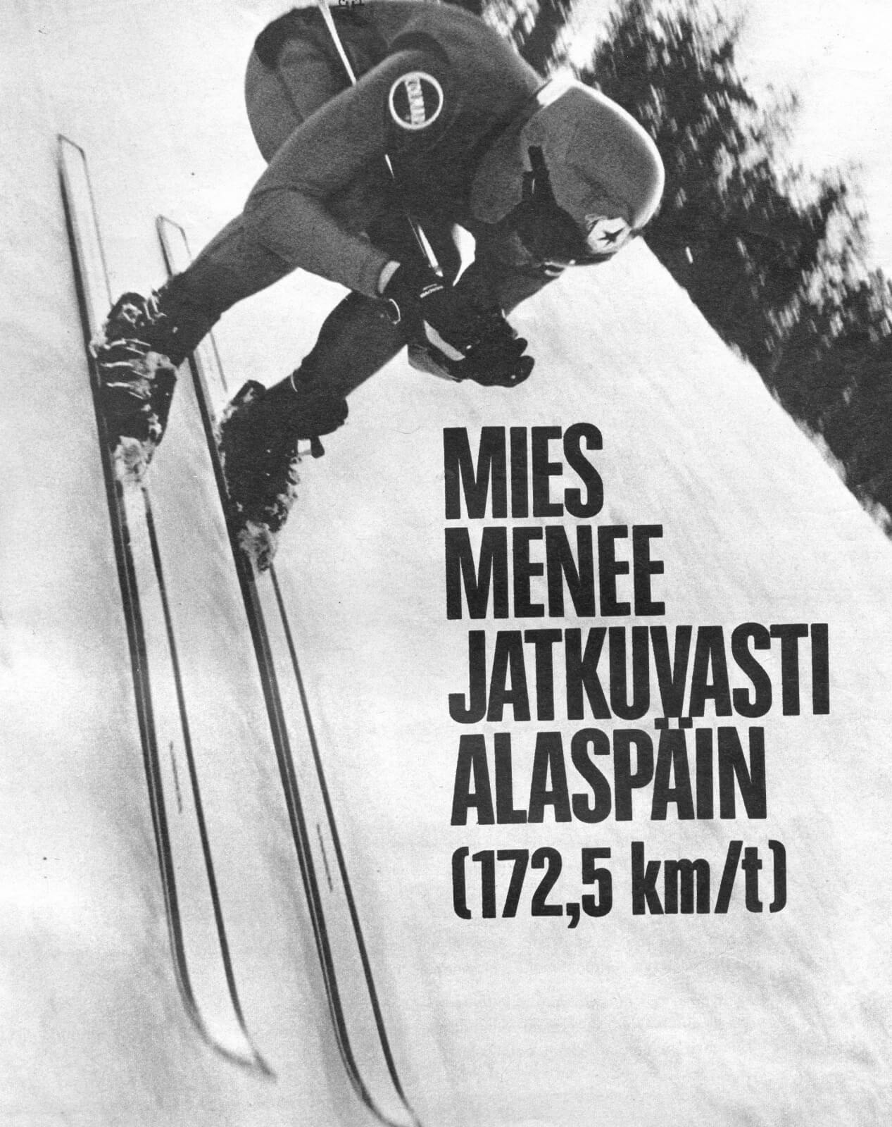 historical photo of Colmar skier Alaspain