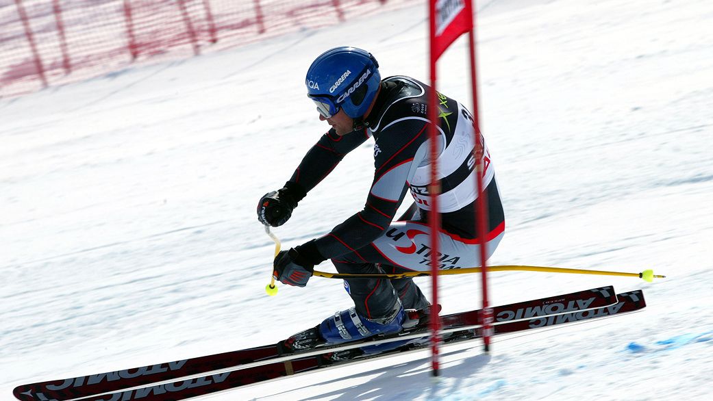 Stephan Eberharter in discesa gara