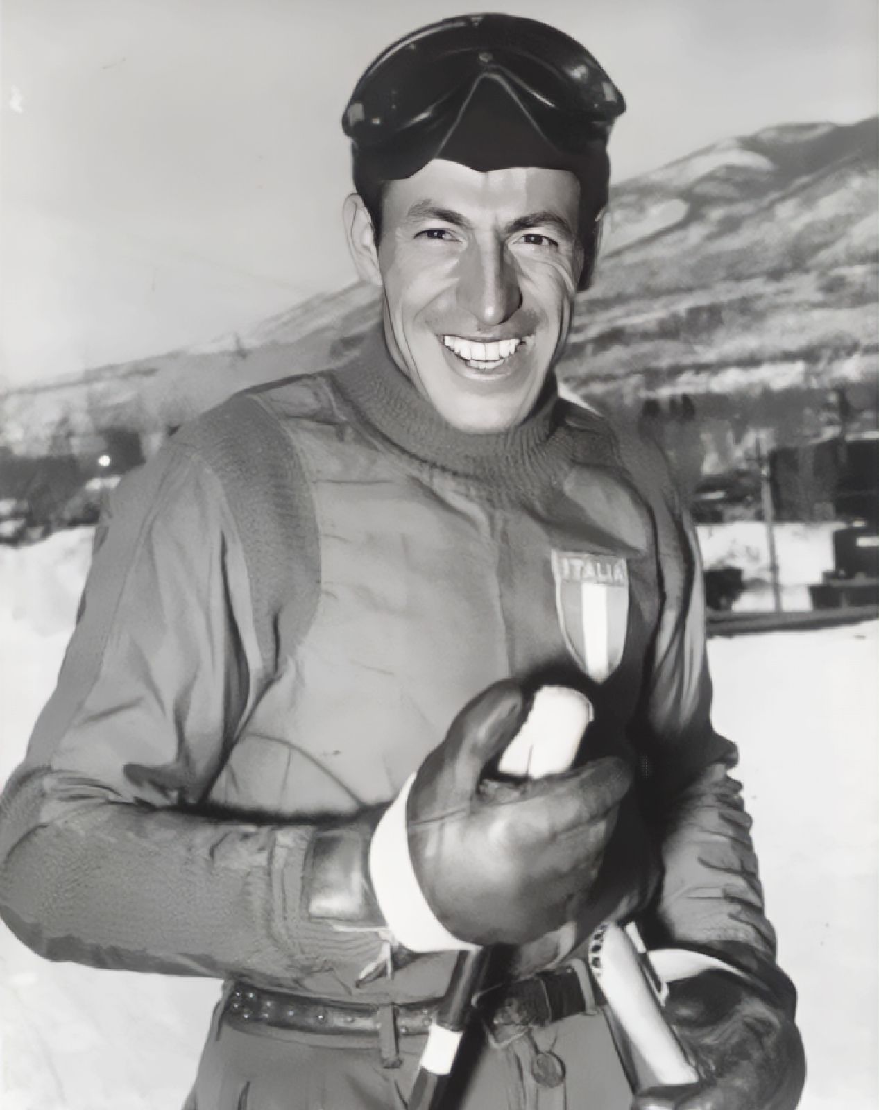 close-up skier Colmar