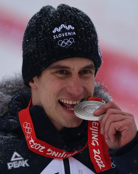 Žan Kranjec medaglia