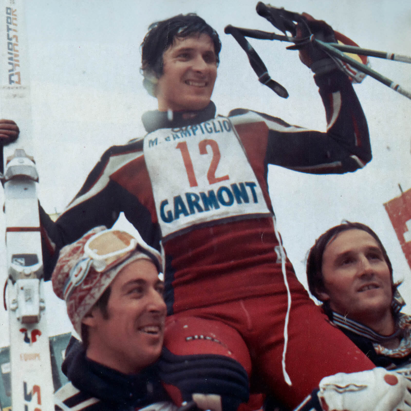 photo of skier with Colmar bib