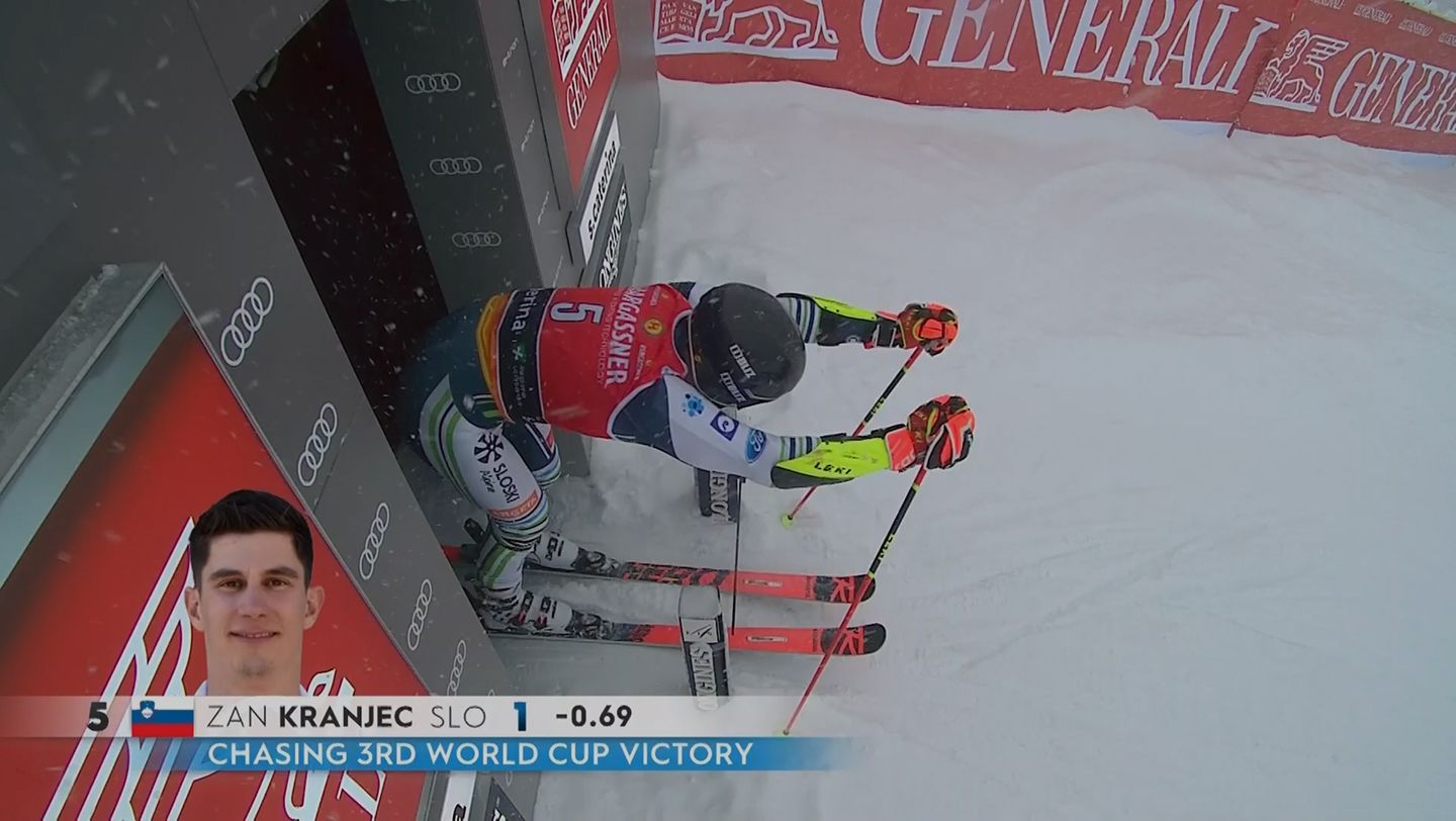  Žan Kranjec stalls Race