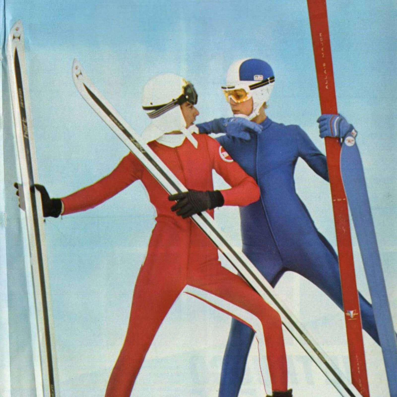 skier with Colmar bib