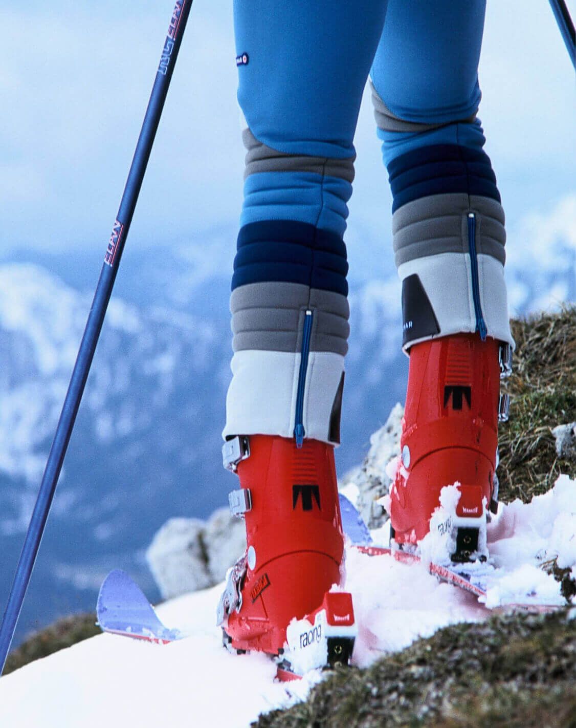 80s ski pants detail