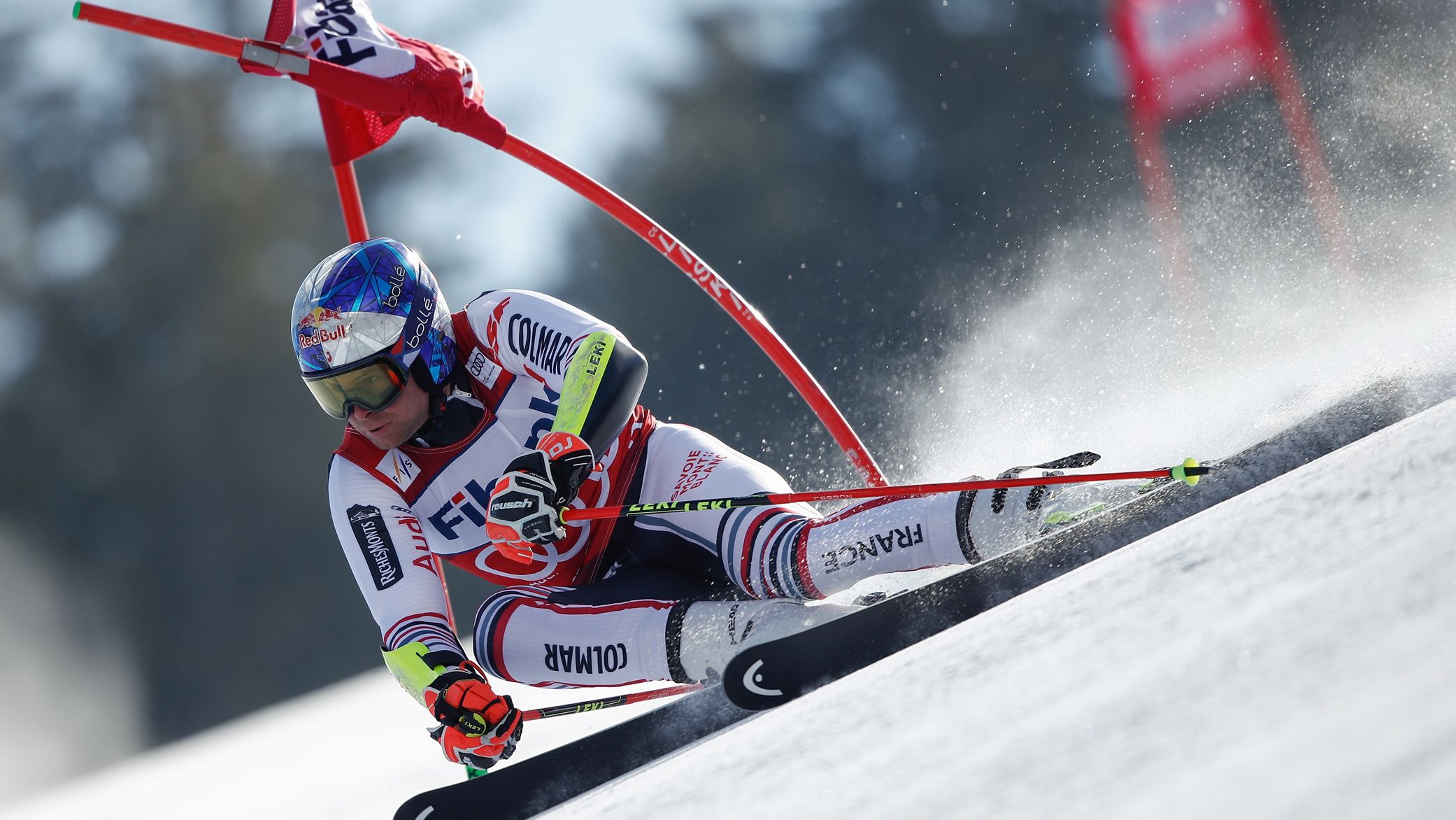 Alexis Pinturault in tuta tecnica colmar