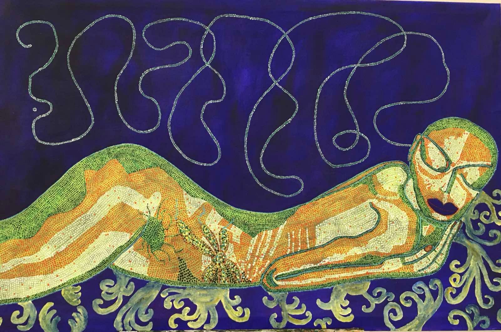Maleri af Henriette Blix, 2018
