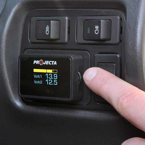 Projecta's Intelligent Compact Dual Battery Voltmeter