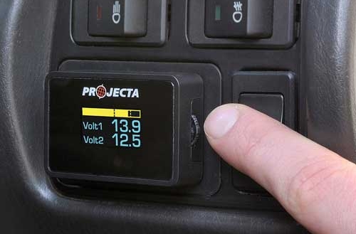 Projecta's Intelligent Compact Dual Battery Voltmeter