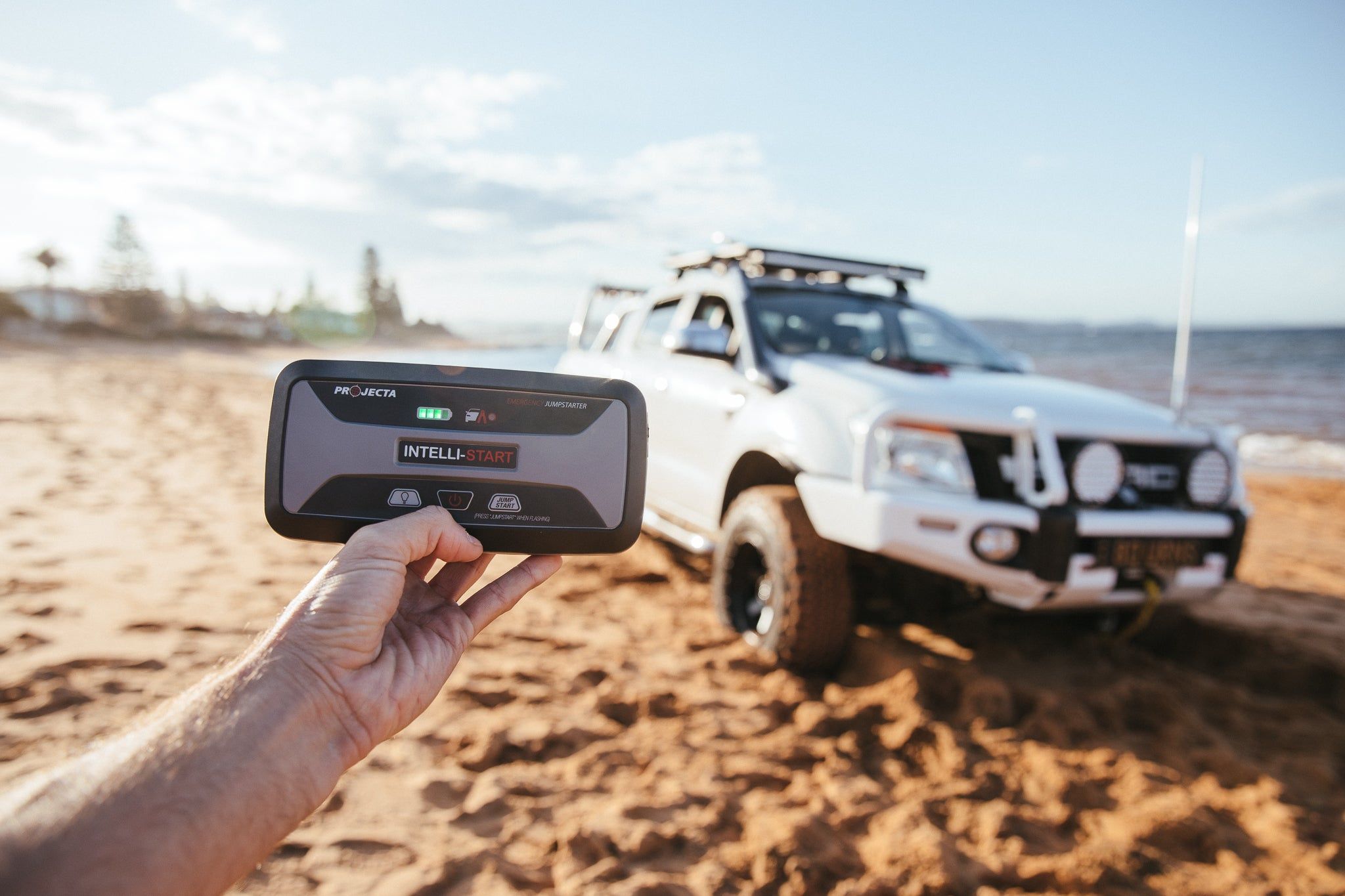 Projecta power-management gear set up for off-road and overland adventure