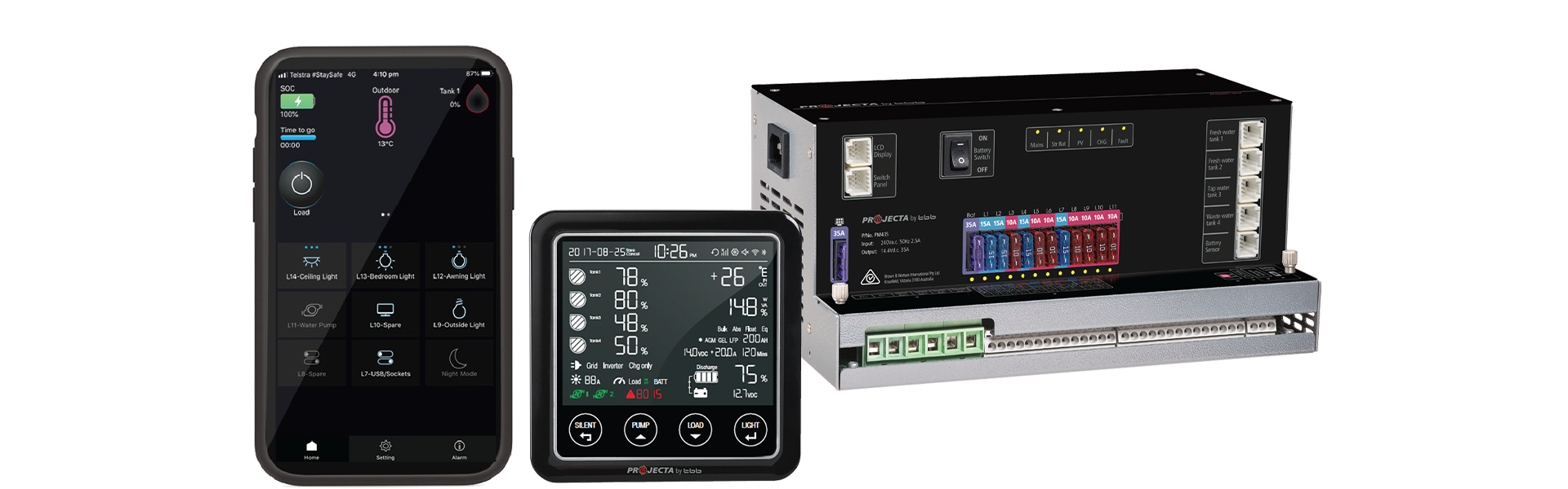 Projecta Launches New 'Intelli-RV' Power Management Systems
