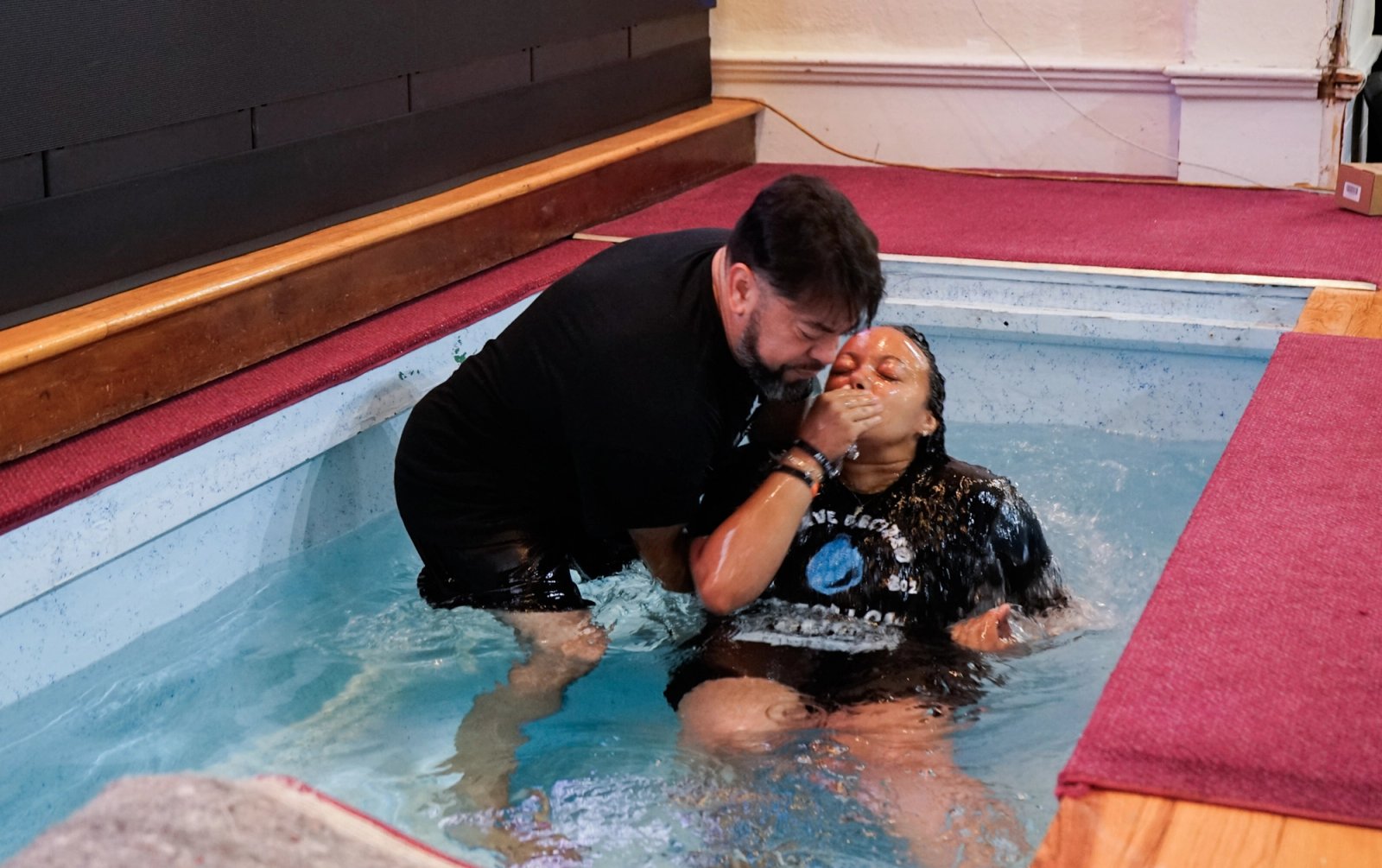 A baptism at The Way Church