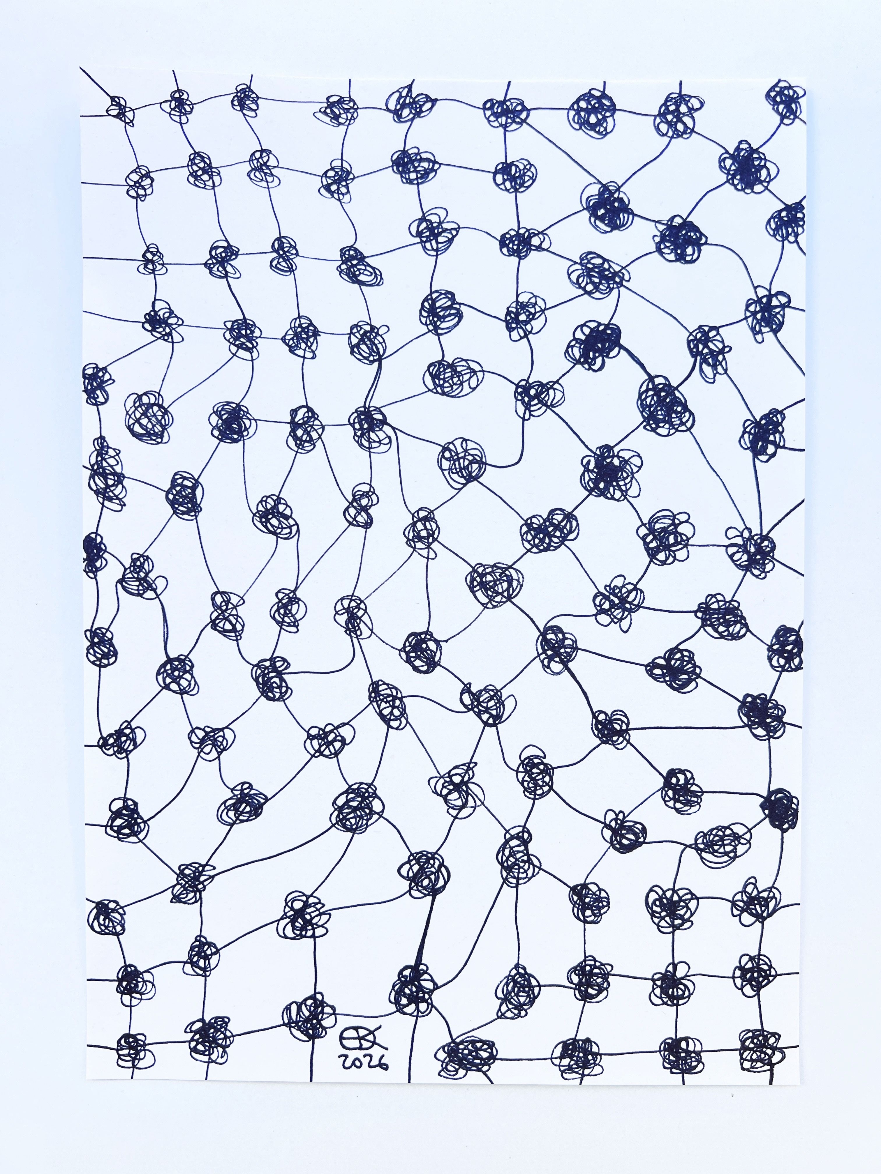 Meshy Drawing no. 33, artist sketch