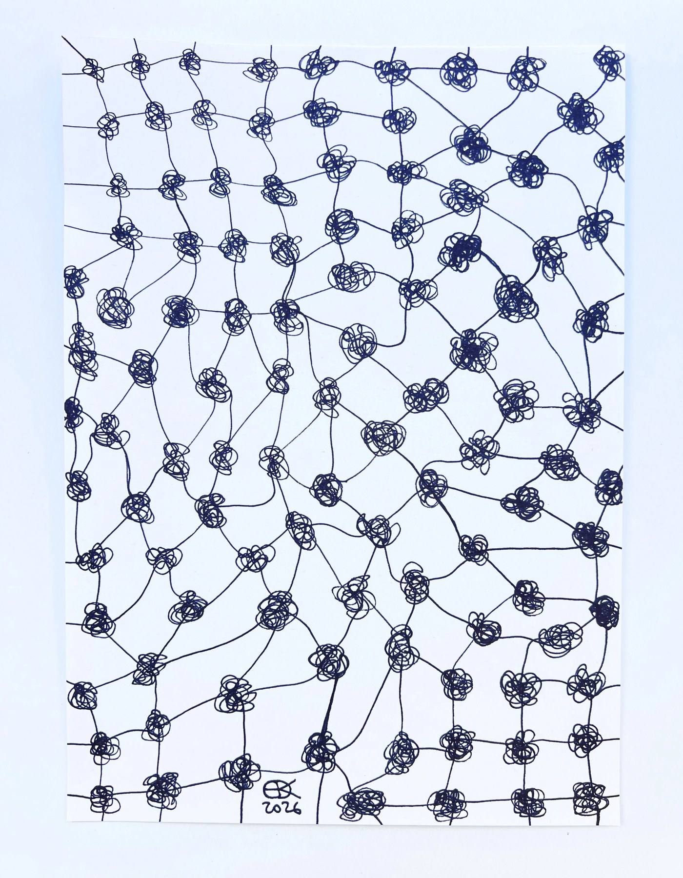 Meshy Drawing no. 33, artist sketch