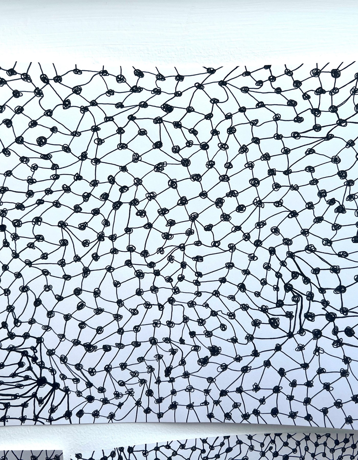 Meshy drawing no. 3, 2026, artist sketch