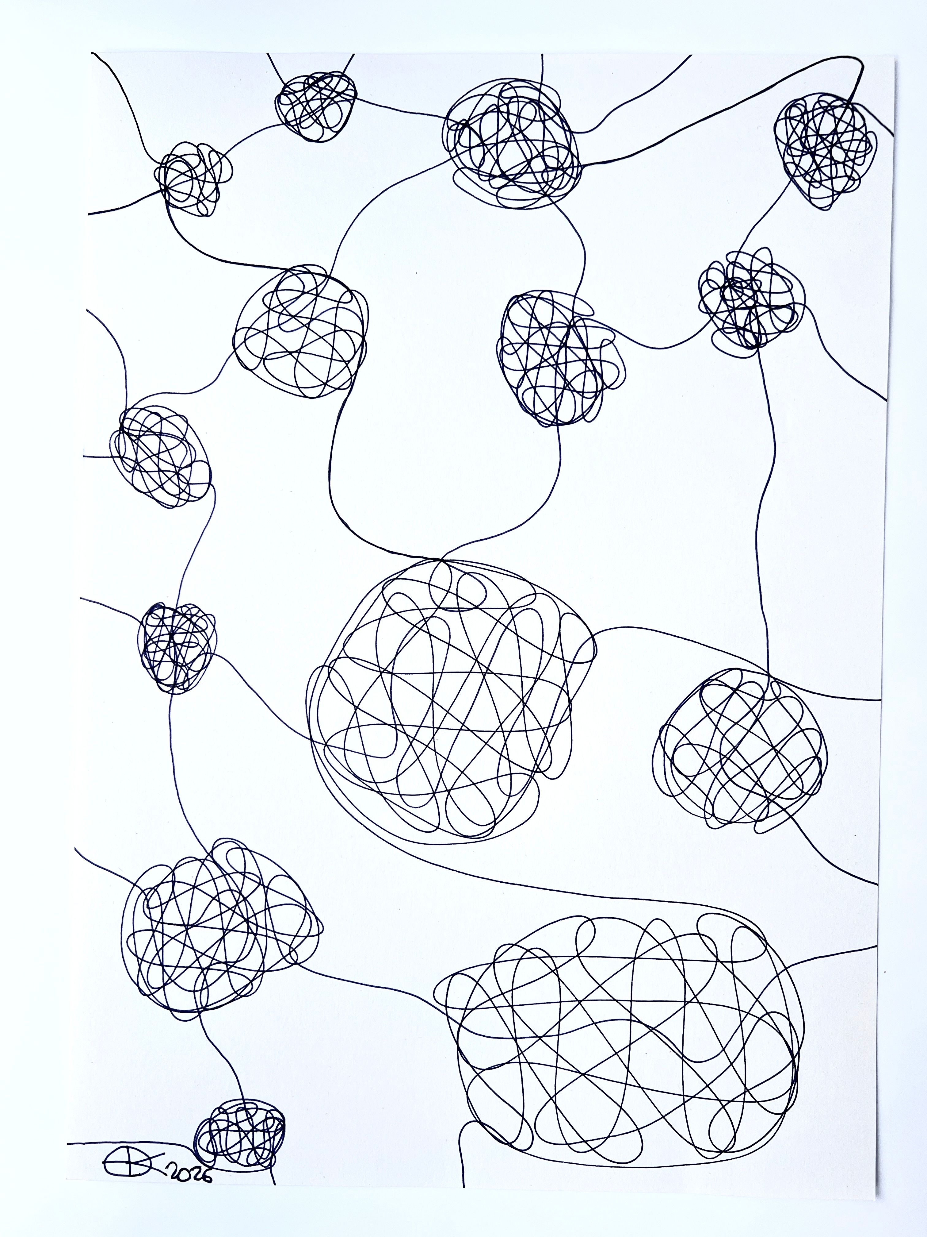 Meshy drawing no. 70, artist sketch