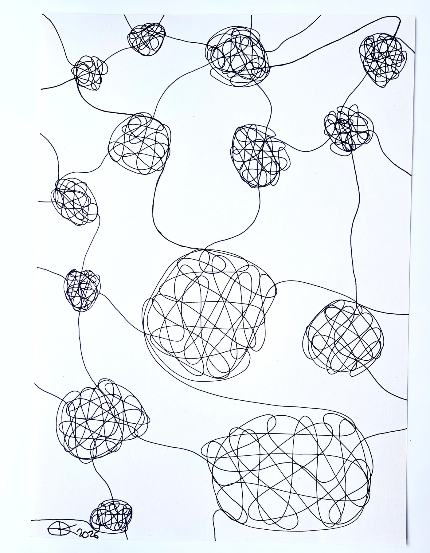 Meshy drawing no. 70, artist sketch