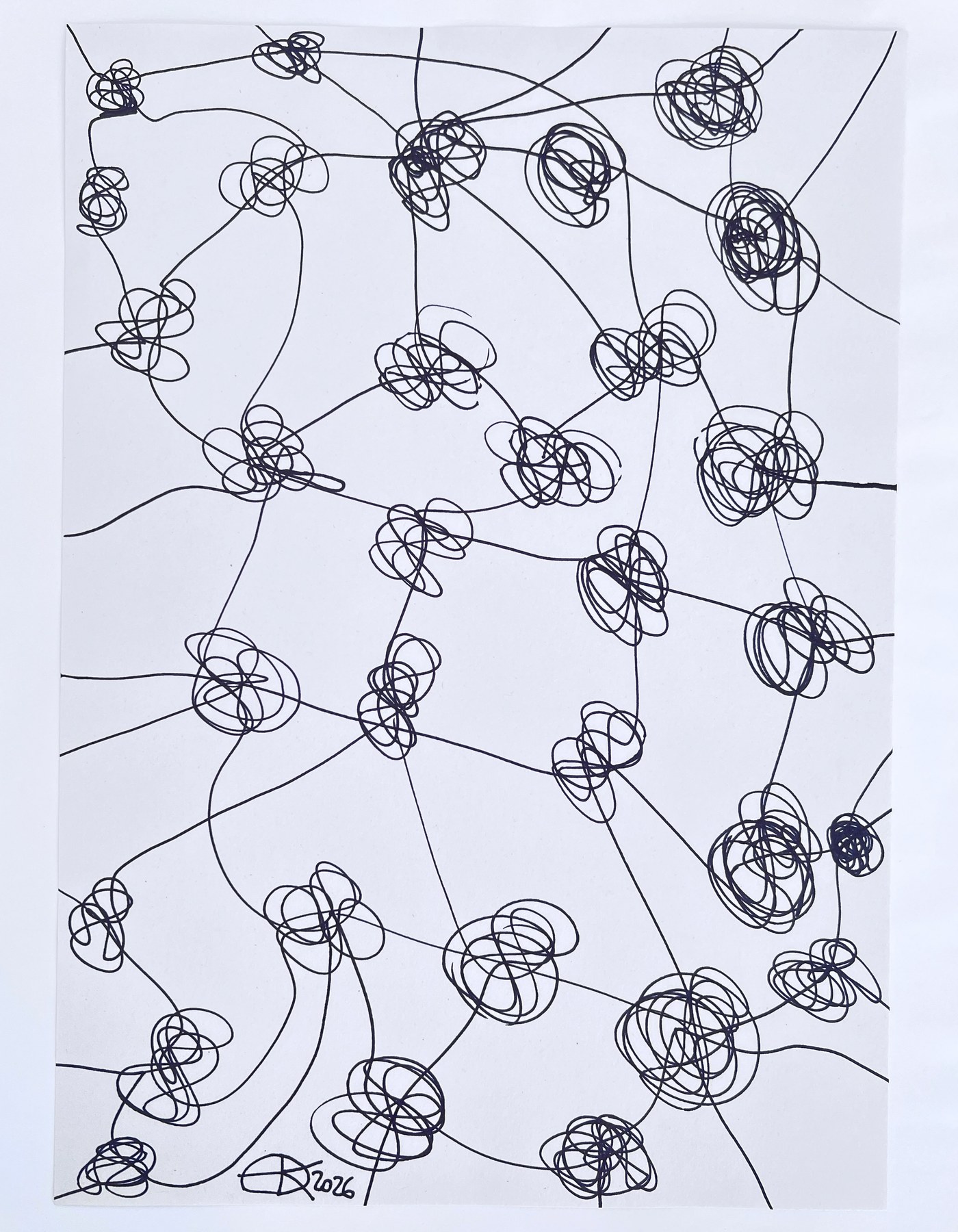 Meshy drawing no. 96, artist sketch