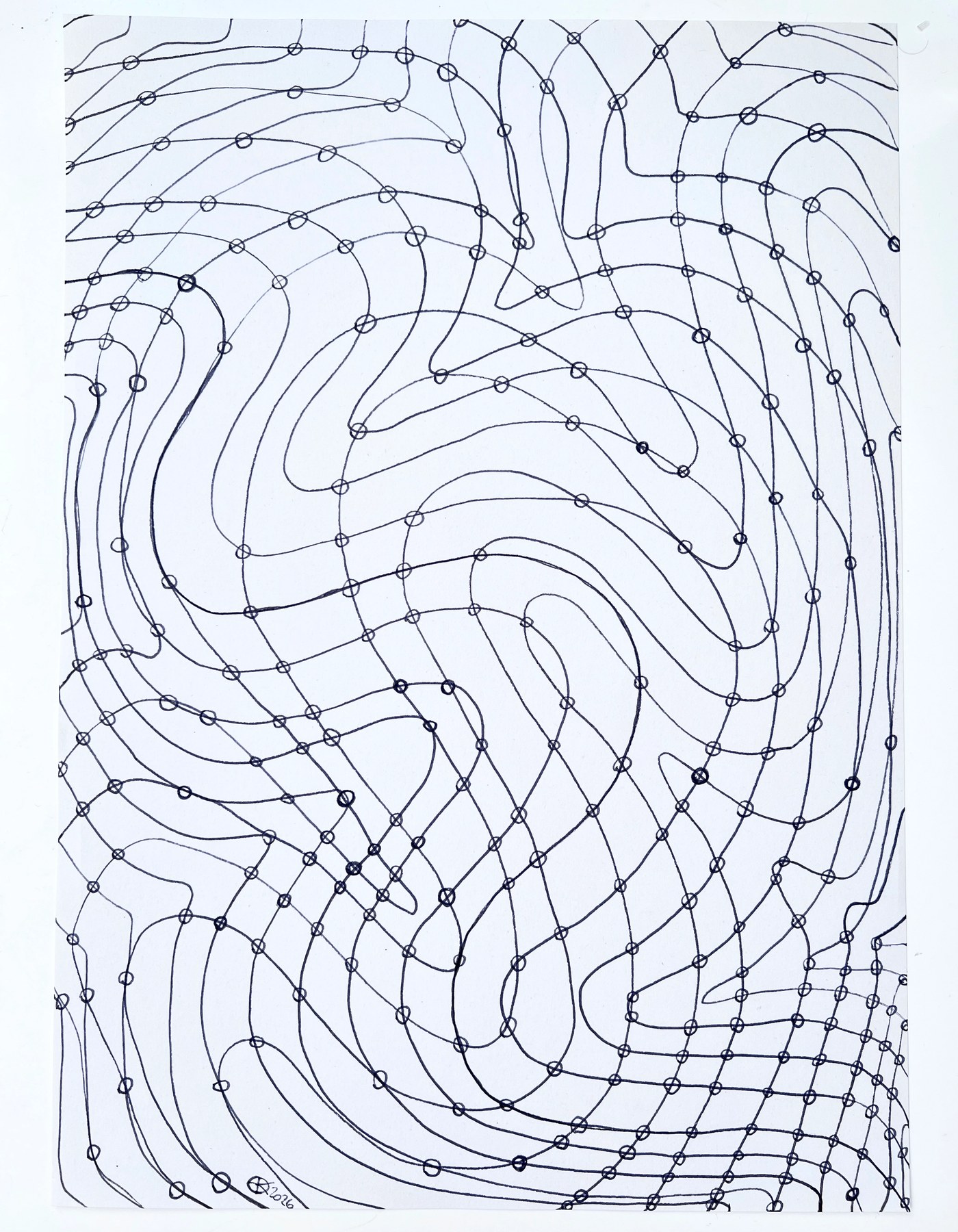 Meshy drawing no. 83, artist sketch