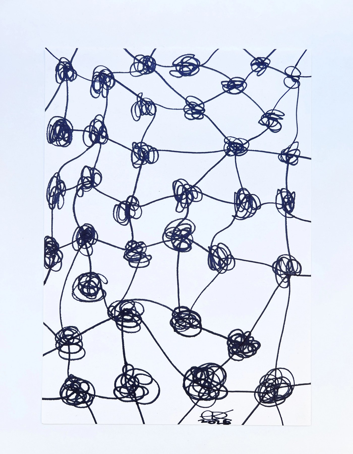 Meshy drawing no.40, artist sketch