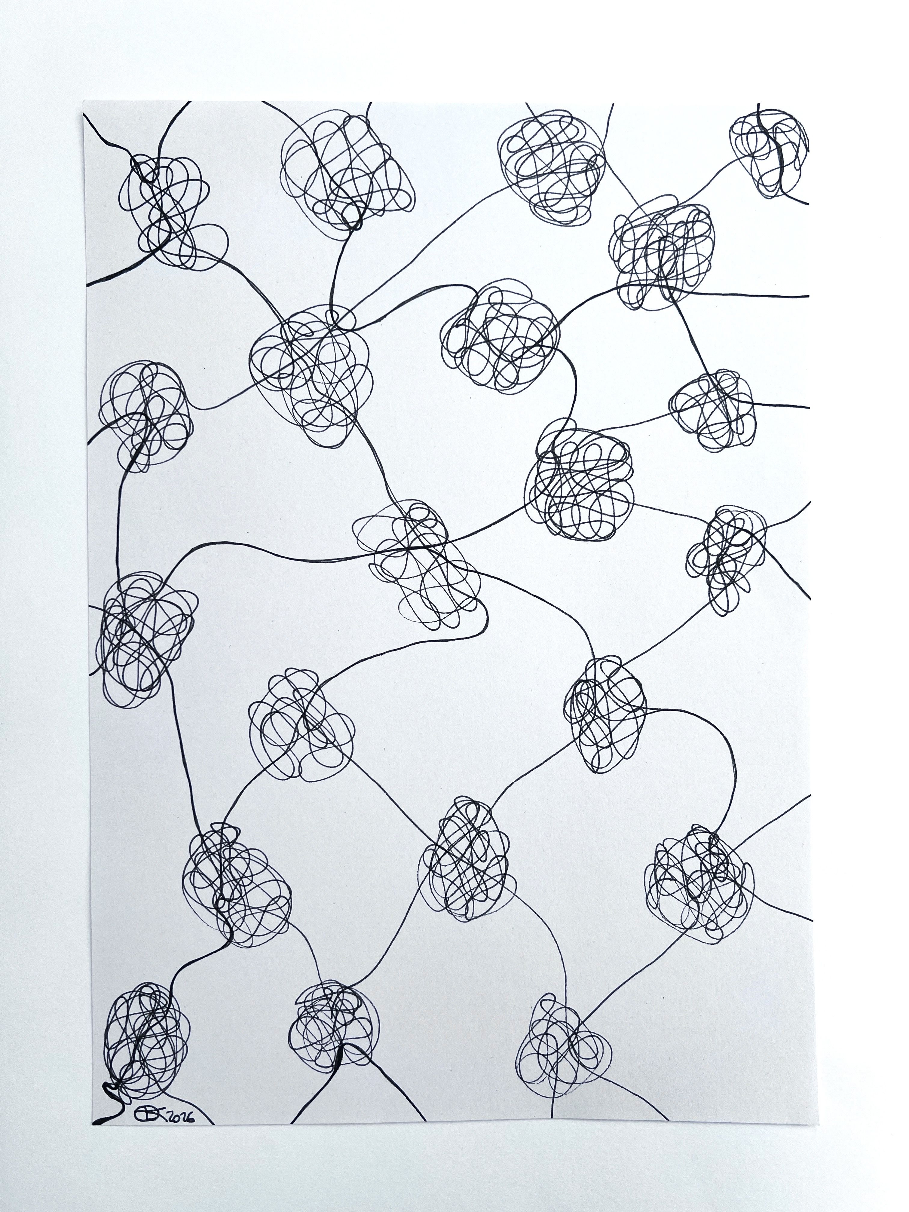Meshy drawing no. 57, artist sketch