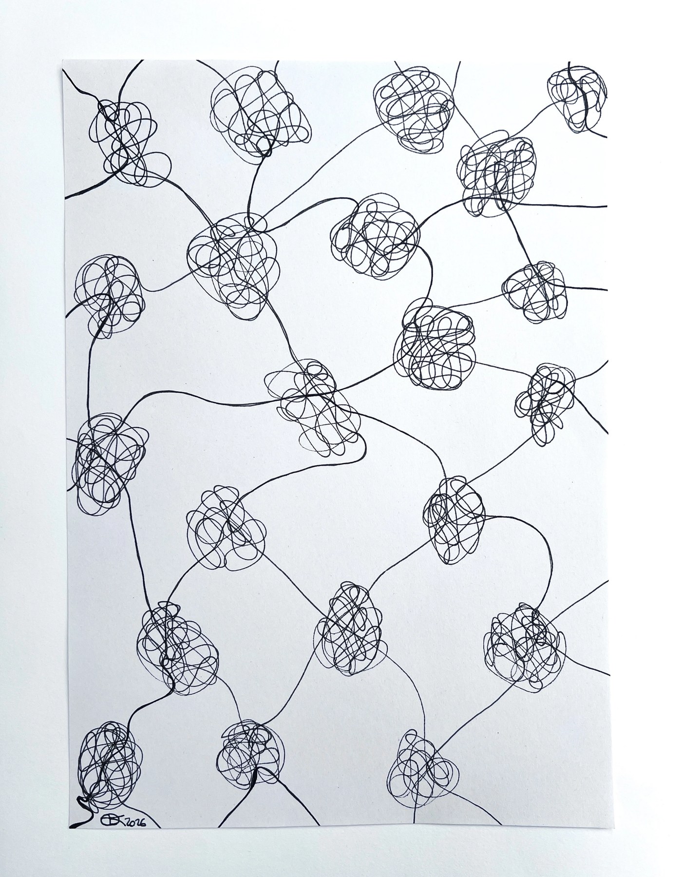 Meshy drawing no. 57, artist sketch