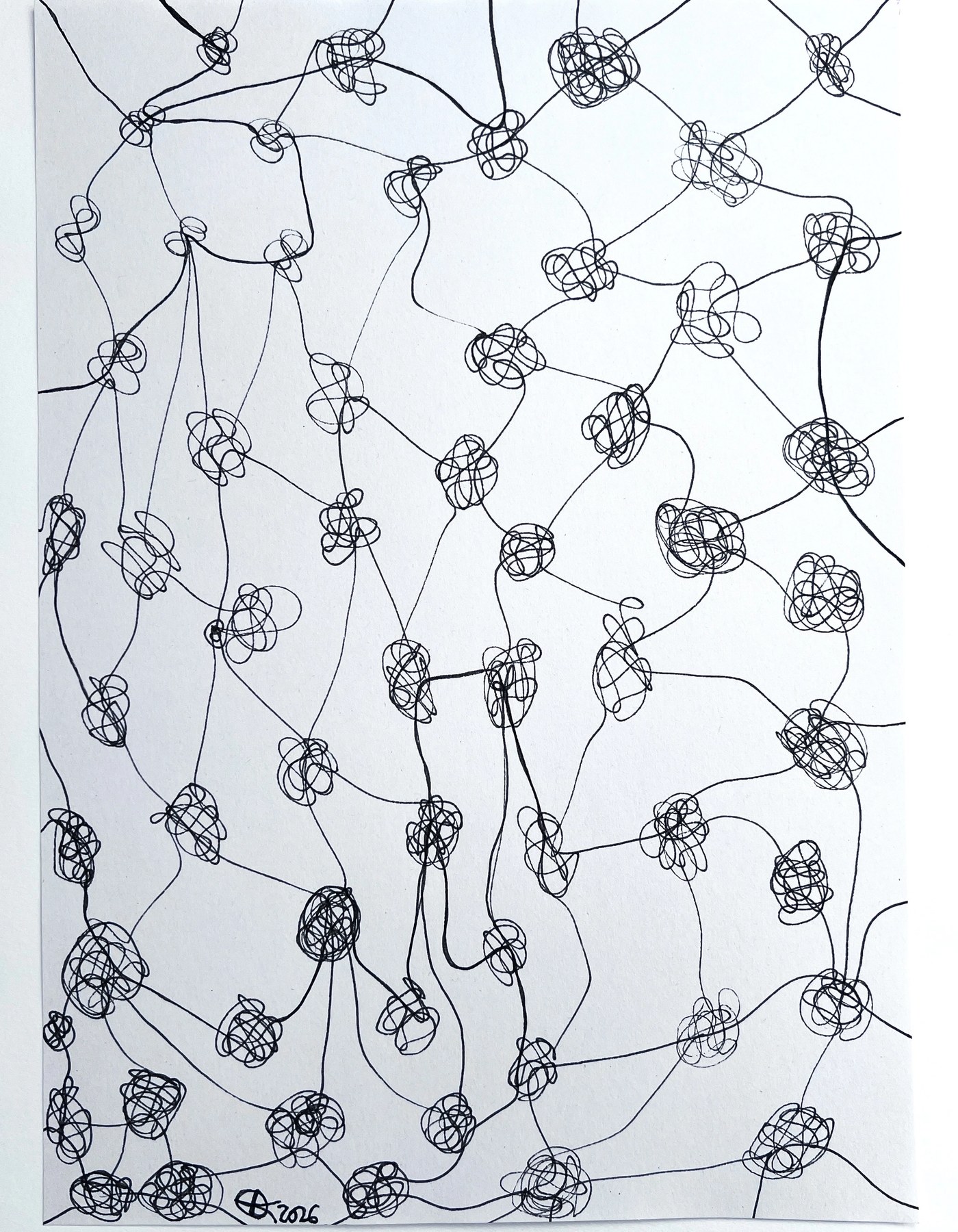 Meshy drawing no. 59, artist sketch