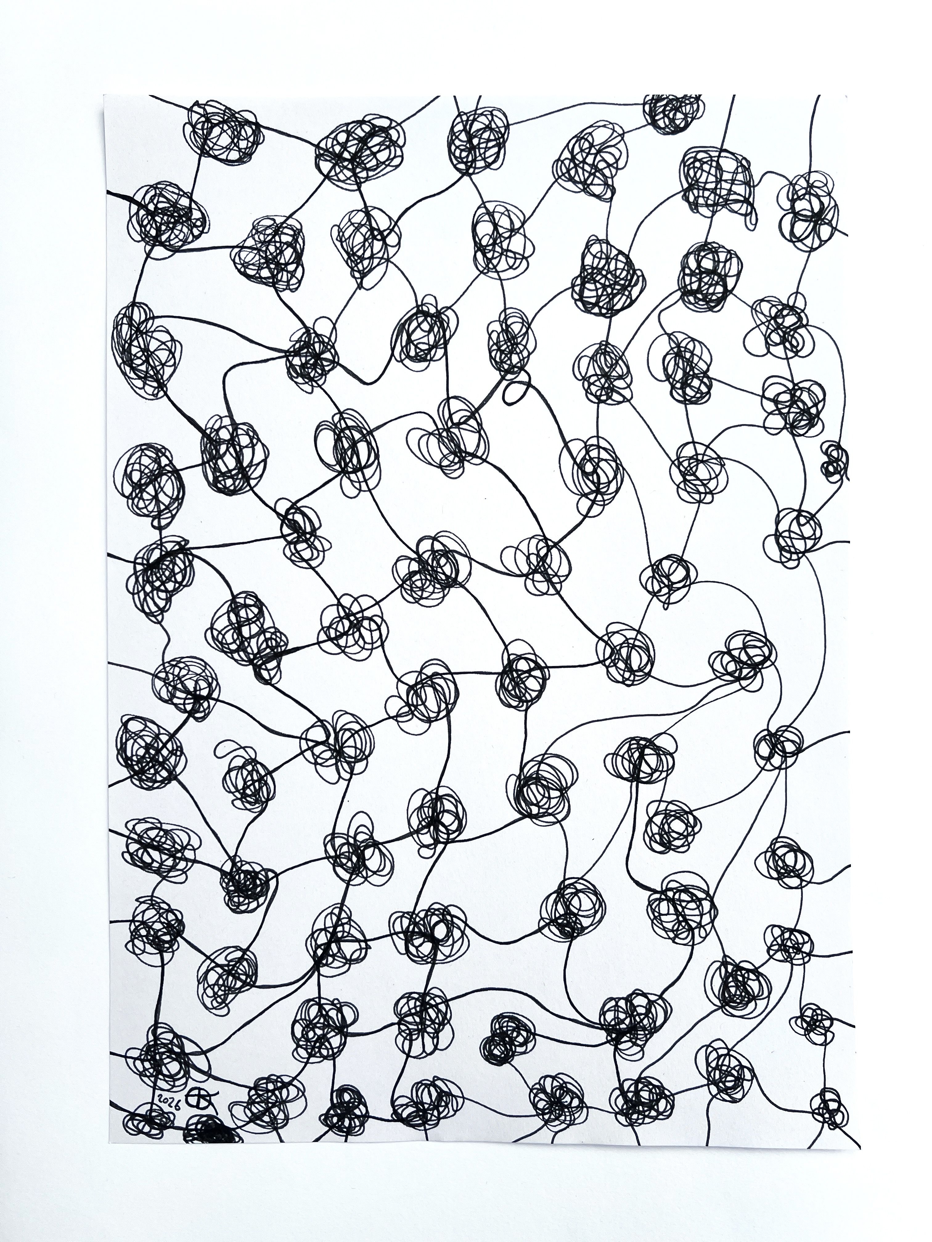 Meshy drawing no.58, artist sketch