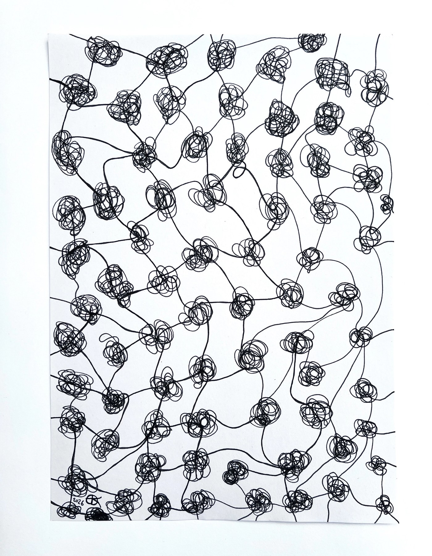 Meshy drawing no.58, artist sketch