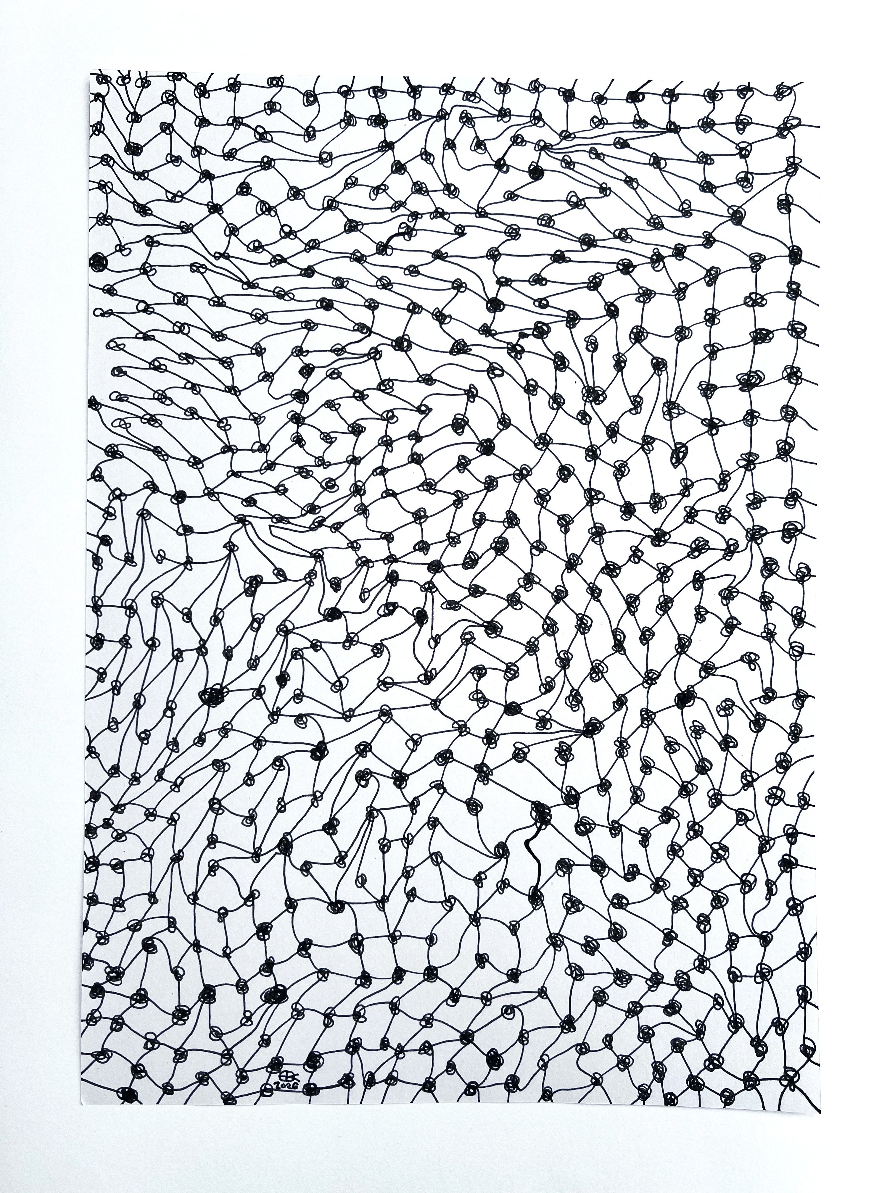 Meshy drawing no. 56, artist sketch