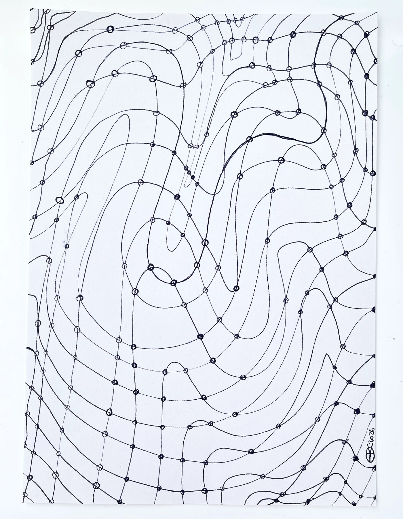 Meshy drawing no. 80, artist sketch