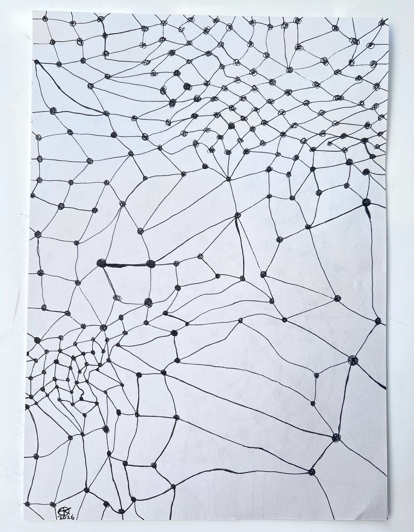 Meshy drawing no. 85, artist sketch