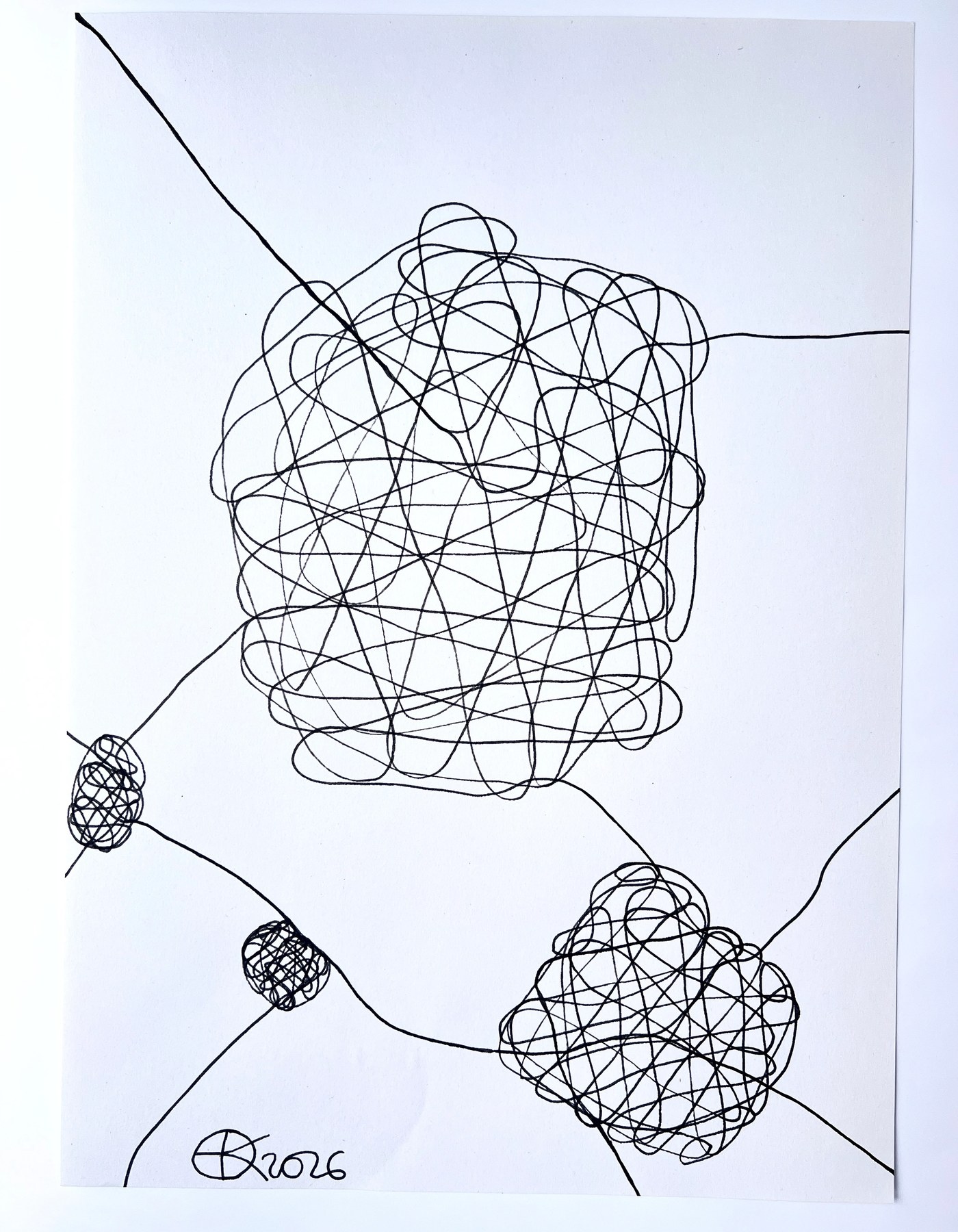 Meshy drawing no. 76, artist sketch