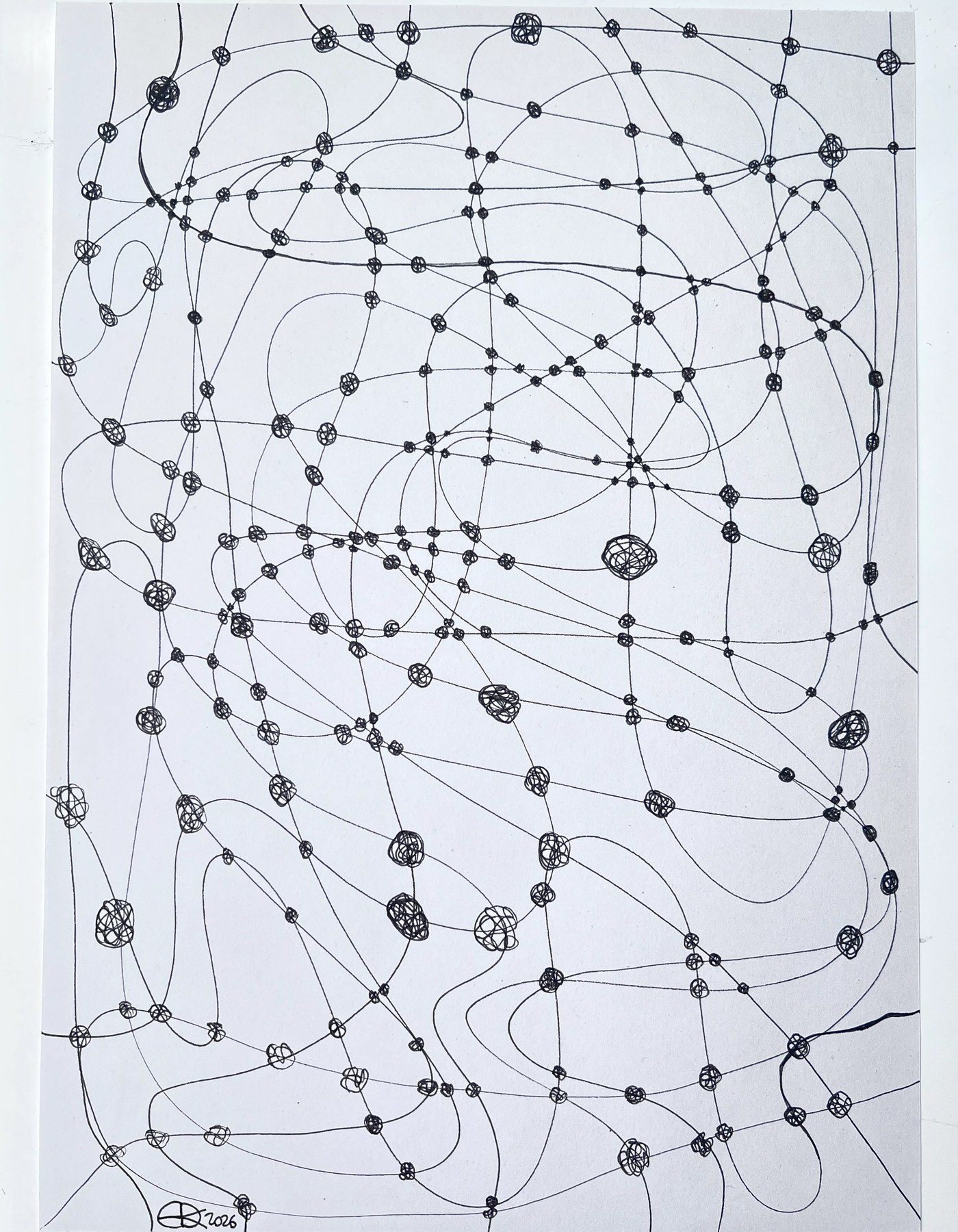 Meshy drawing no. 87, artist sketching