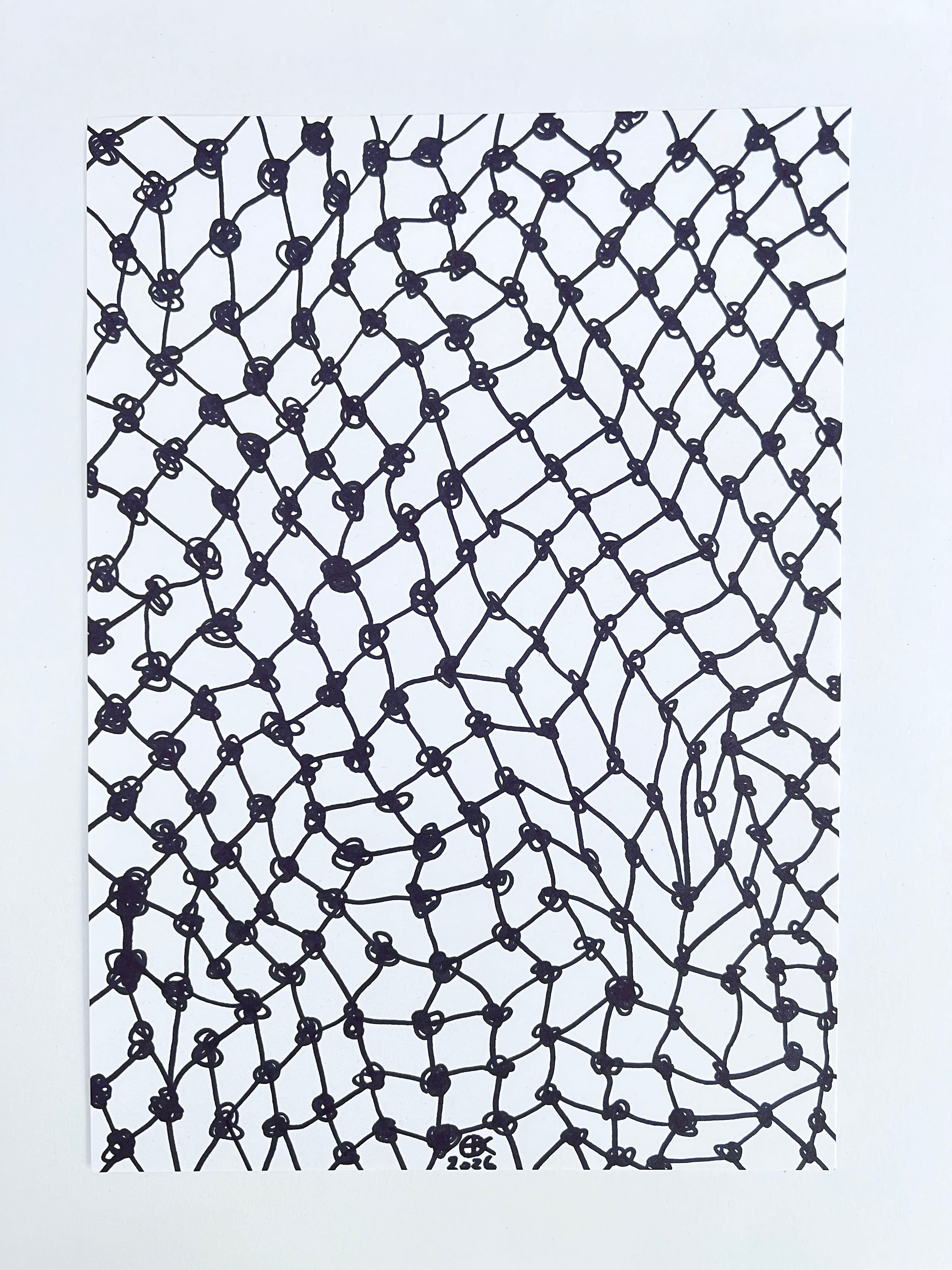 Meshy Drawing no.50, artist sketch