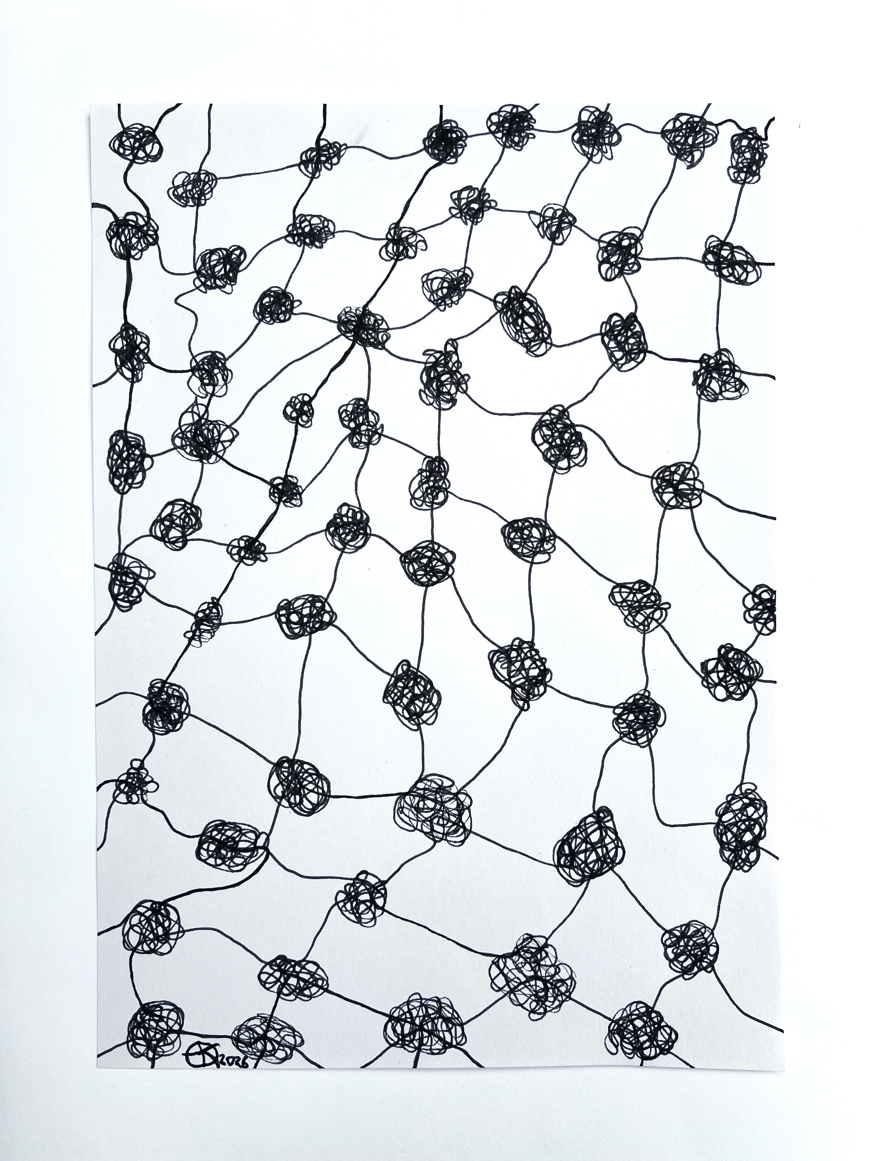 Meshy drawing no. 53, artist sketch