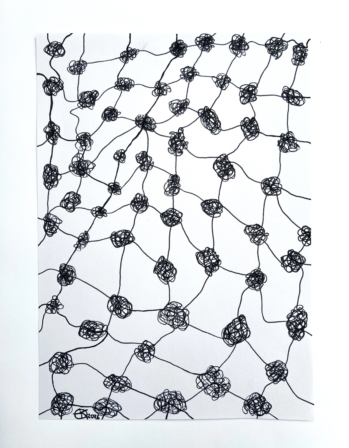 Meshy drawing no. 53, artist sketch