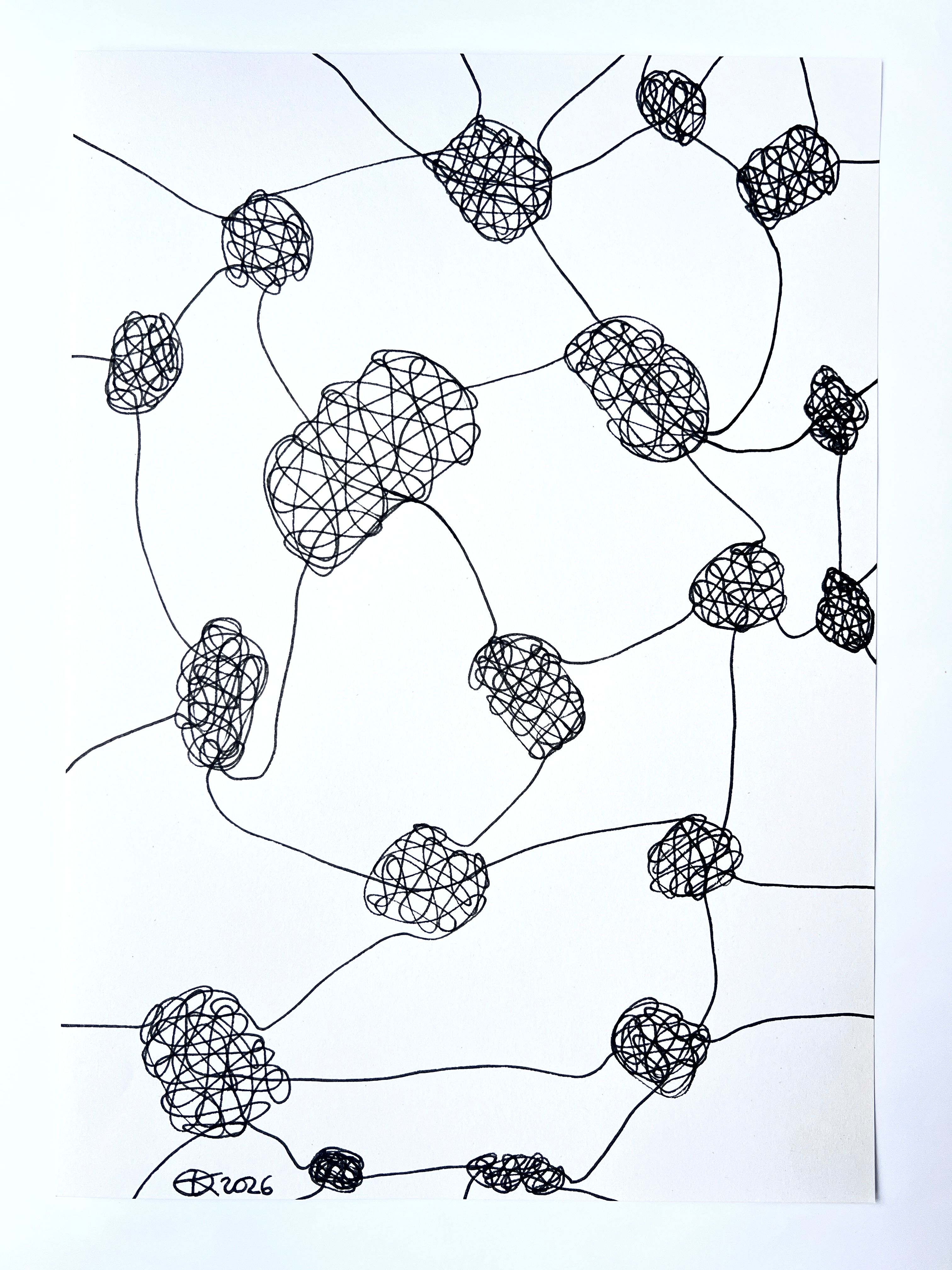 Meshy drawing no. 71, artist sketch