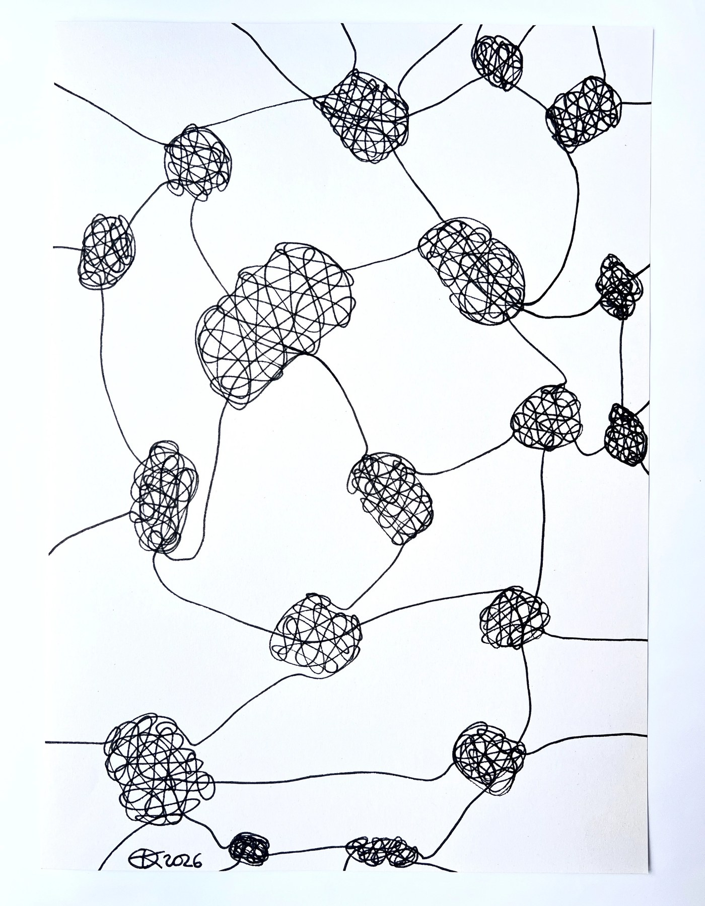 Meshy drawing no. 71, artist sketch