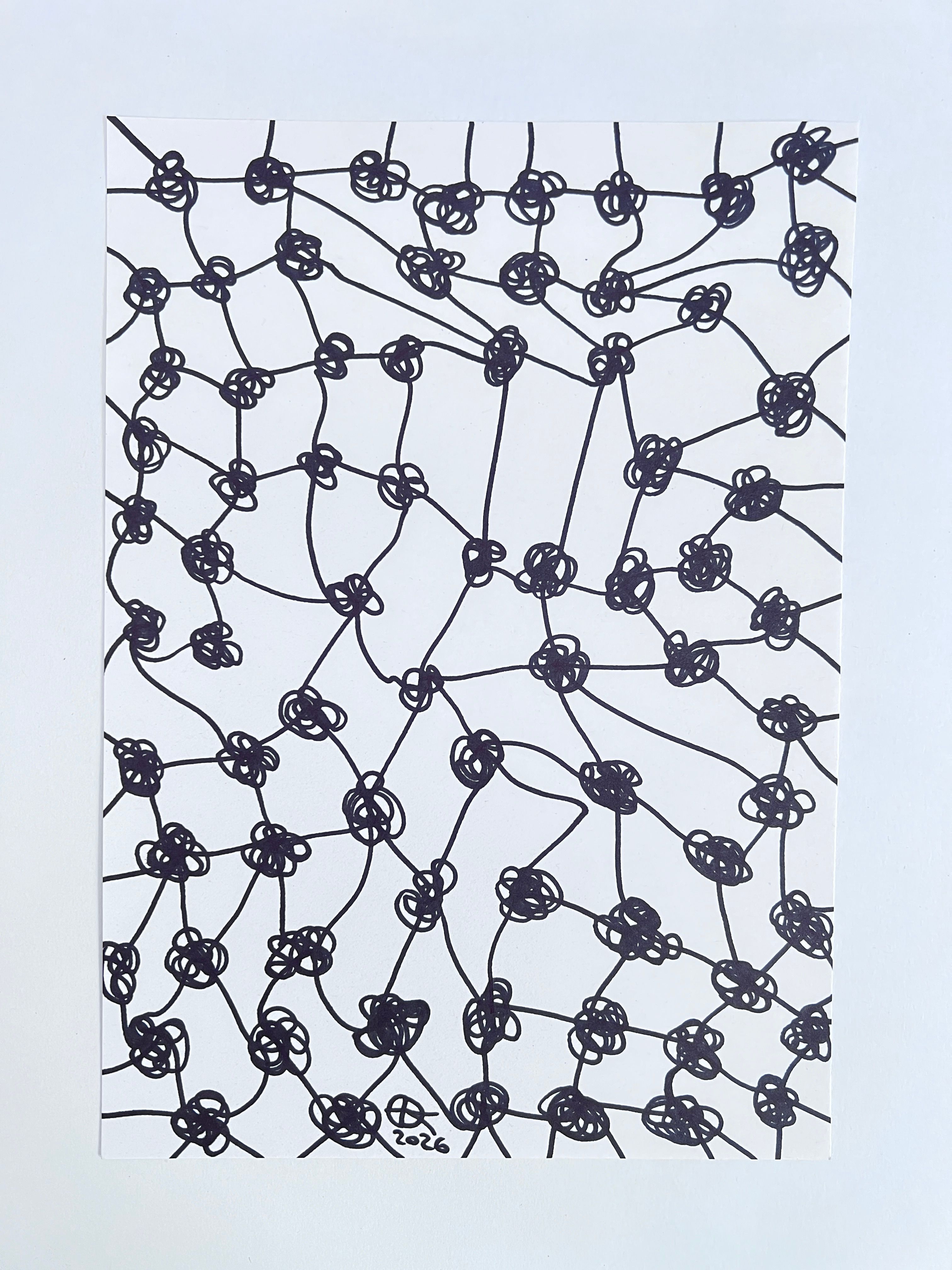 Meshy Drawing no. 43, artist sketch
