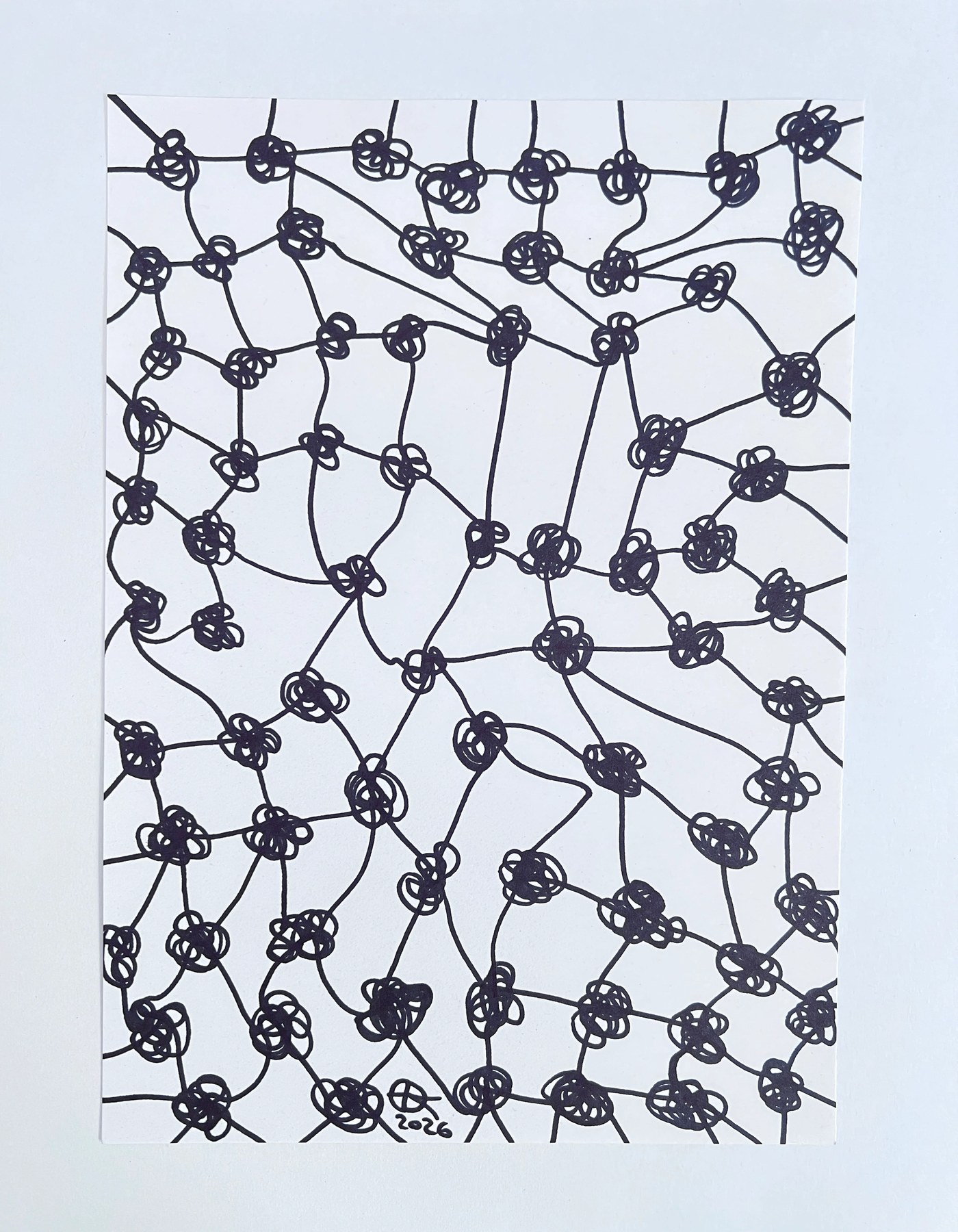 Meshy Drawing no. 43, artist sketch